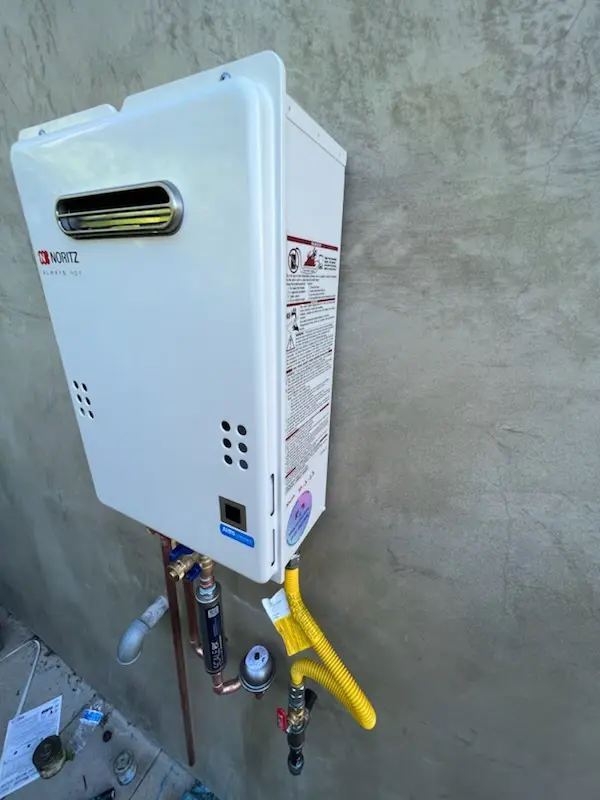 Tankless water heater installation for Centennial Manor homes